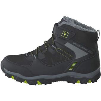 Run Lifewear Klett Boots in schwarz