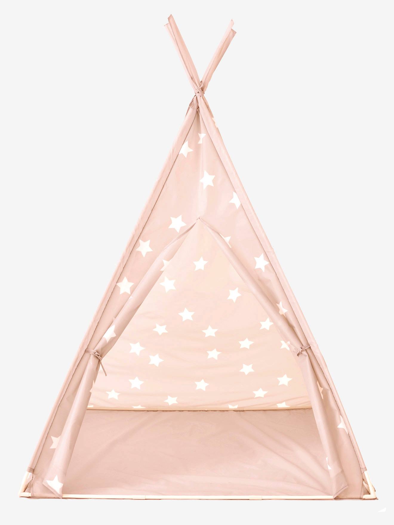 Vertbaudet Kinder Spielzelt, Tipi INKA - grau/sterne