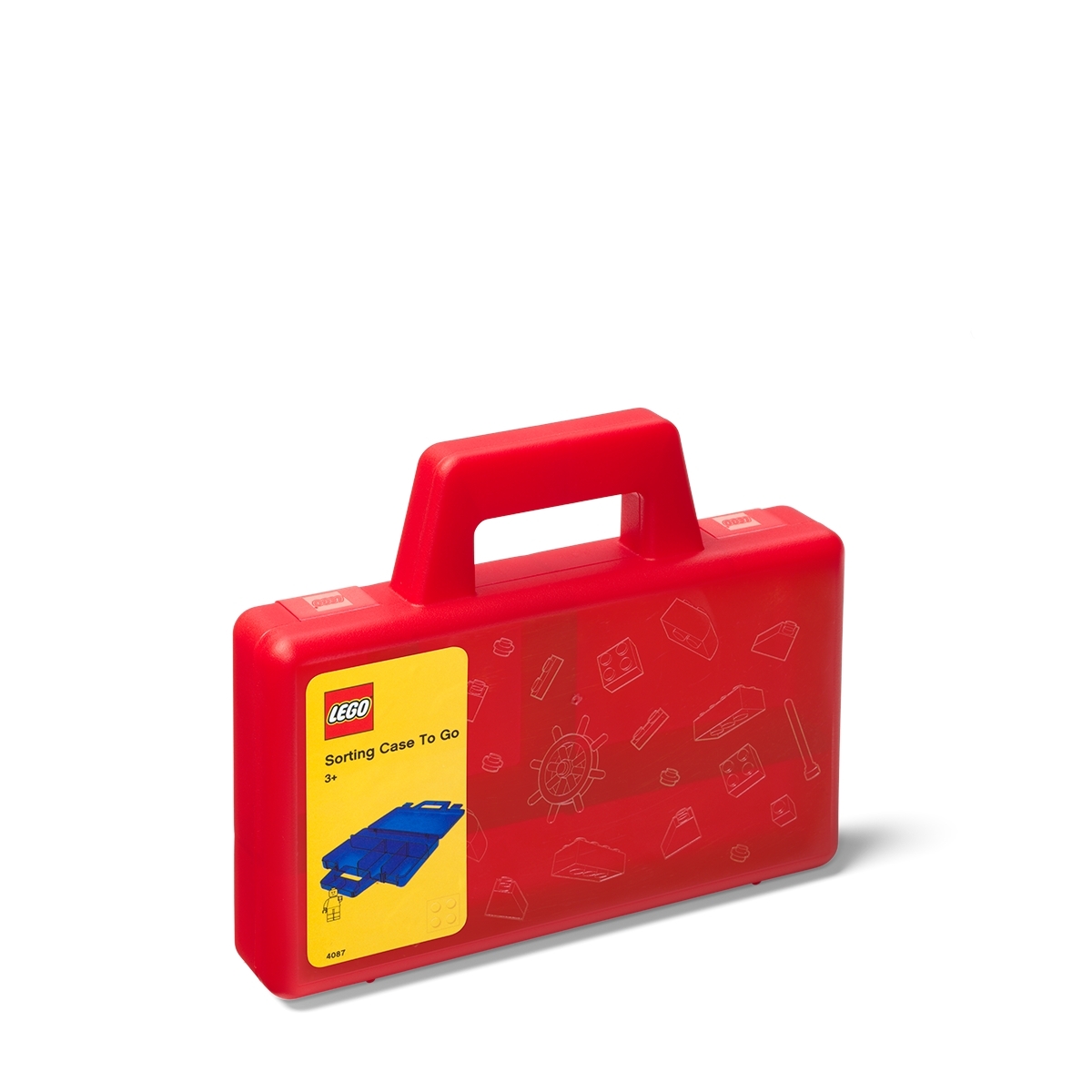 Sortierbox in transparentem Rot 5005769