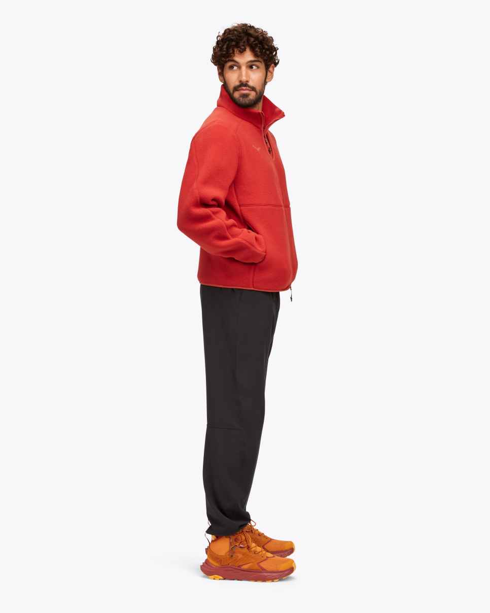 Ridgetop Fleece med hel glidelås Rust