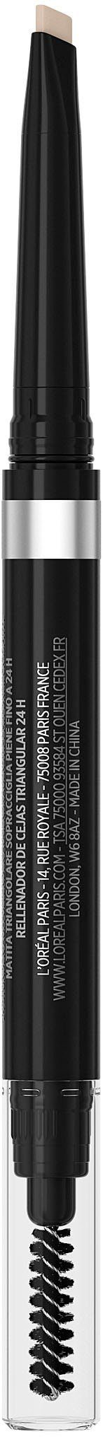 L'ORÉAL PARIS Augenbrauen-Stift L'Oréal Paris Infaillible Brows 24h Pencil, Browliner für ausdrucksstarke Augenbrauen