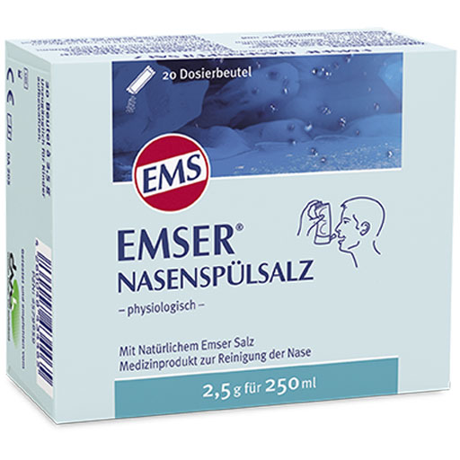 EMSER Nasenspülsalz physiologisch Btl.  20 St  Pulver