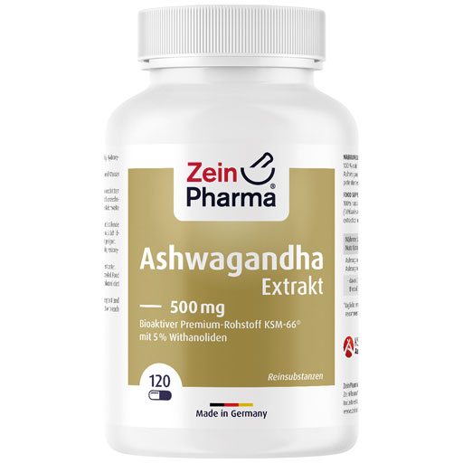 ASHWAGANDHA EXTRAKT 500 mg Kapseln  120 St  Kapseln