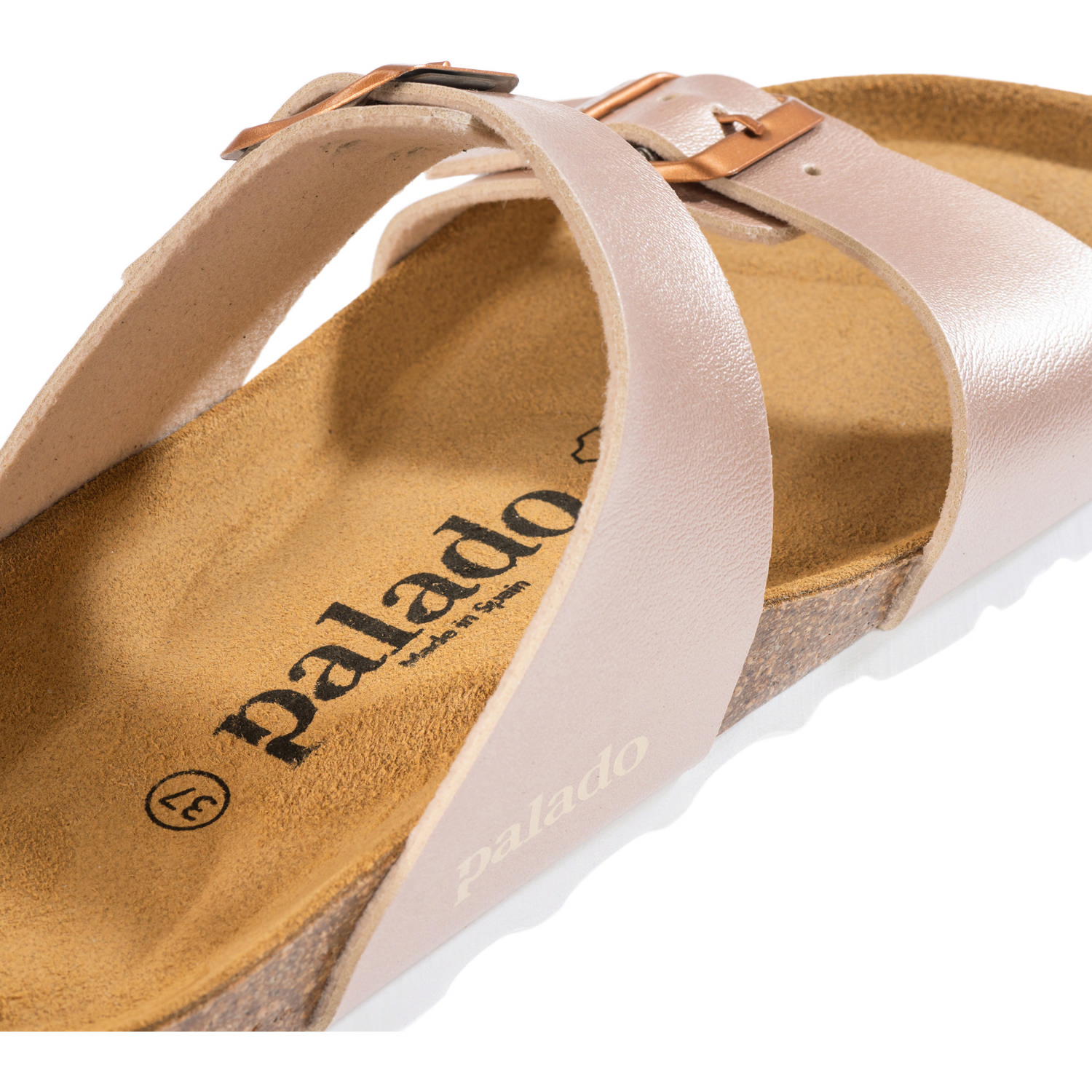 Palado Samos PF, Pantoletten, Damen, Metallic Rose