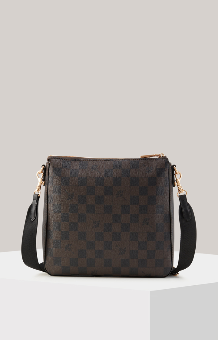 Schultertasche Cortina Piazza Jasmina in Braun/Schwarz
