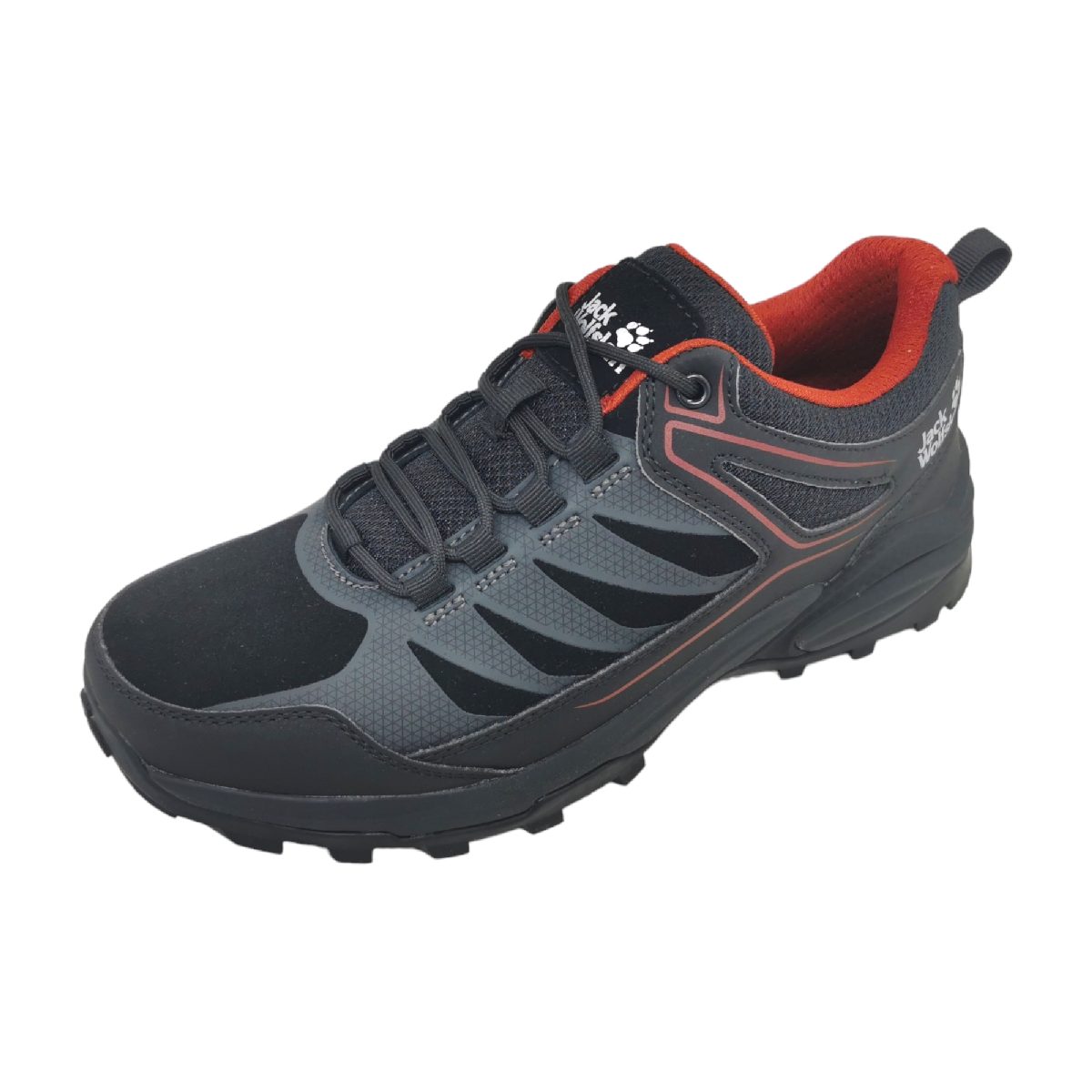 Jack Wolfskin Cruiser Low 4043271-6047 Schwarz black/ red