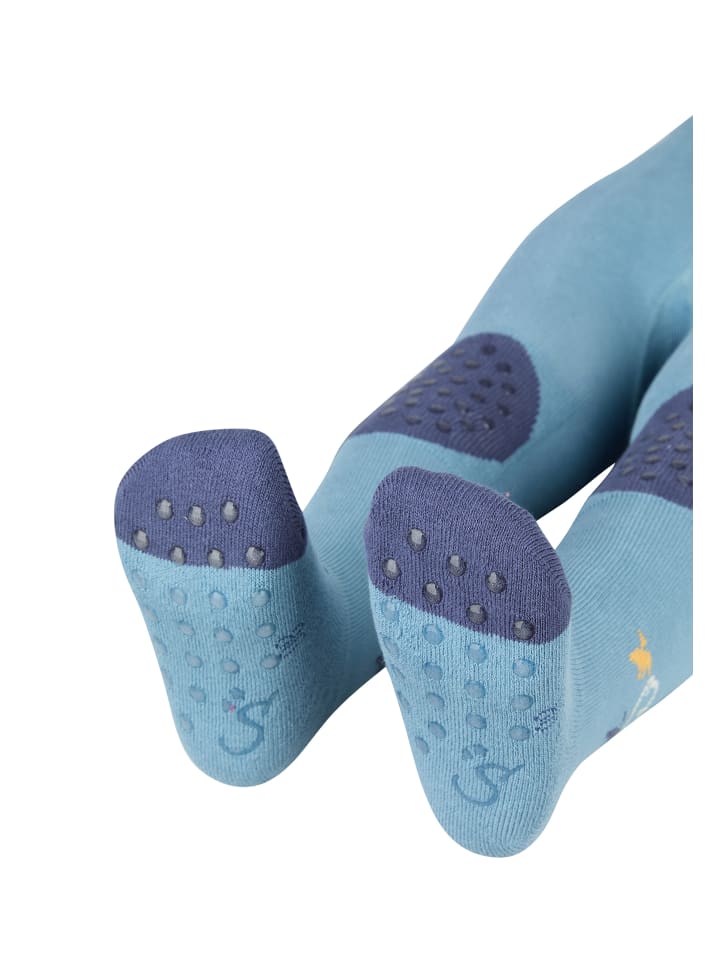 Sterntaler Krabbelstrumpfhose Dino in mittelblau günstig kaufen 80