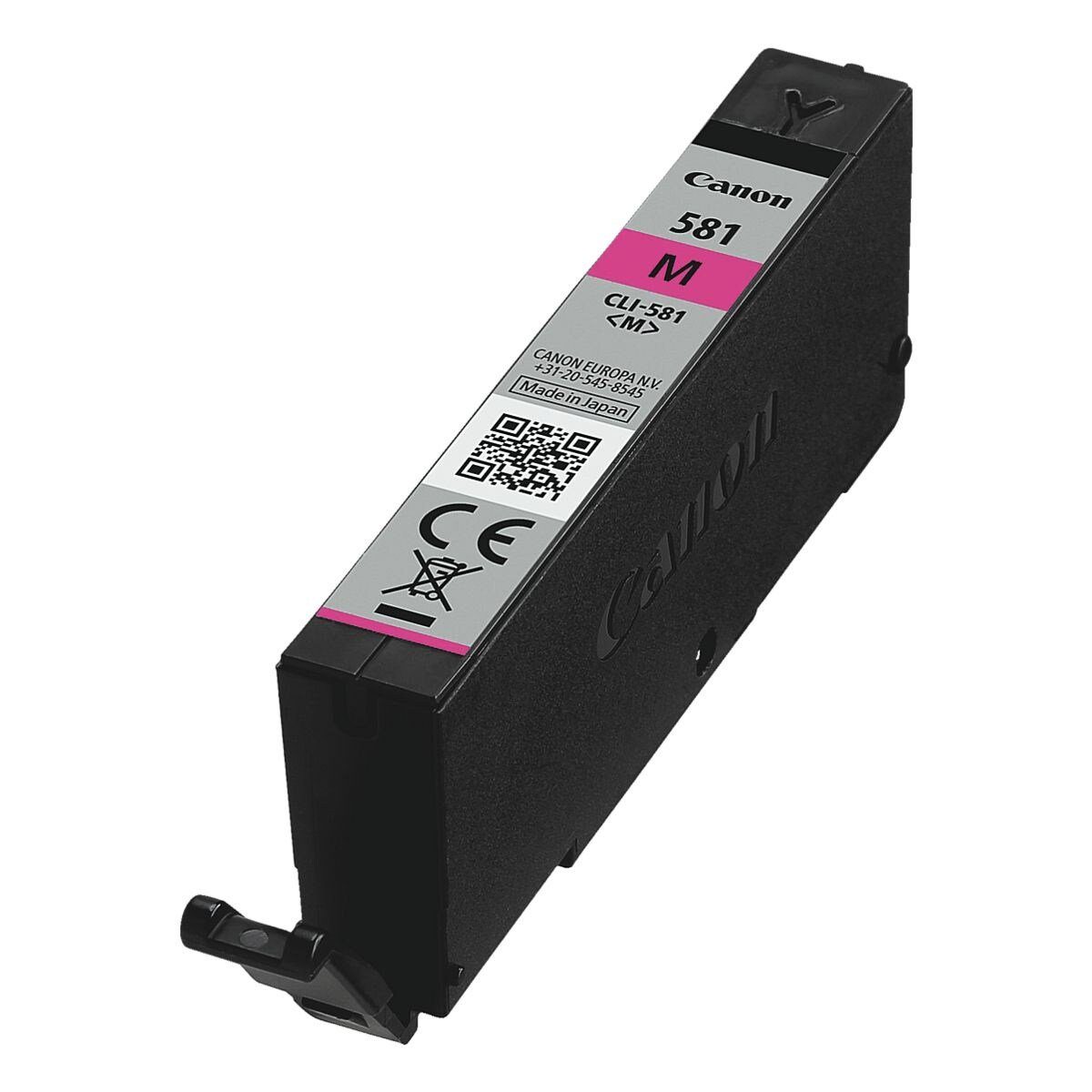 Canon CLI-581 M Tintenpatrone (1-tlg., Original Druckerpatrone, magenta)