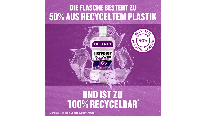 Listerine Mundspülung Total Care Extra Mild 500 ml