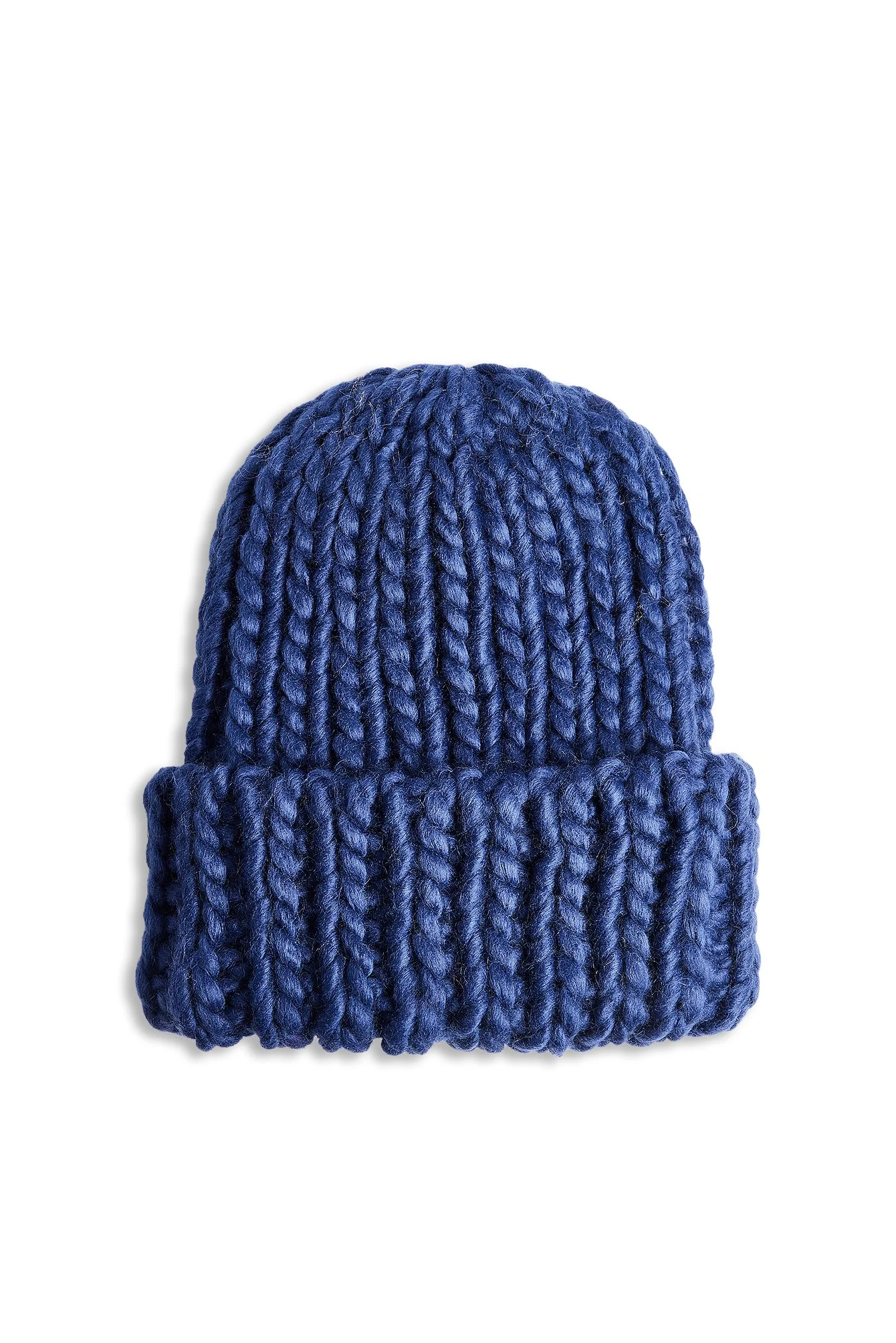 Grob gestrickte Mütze