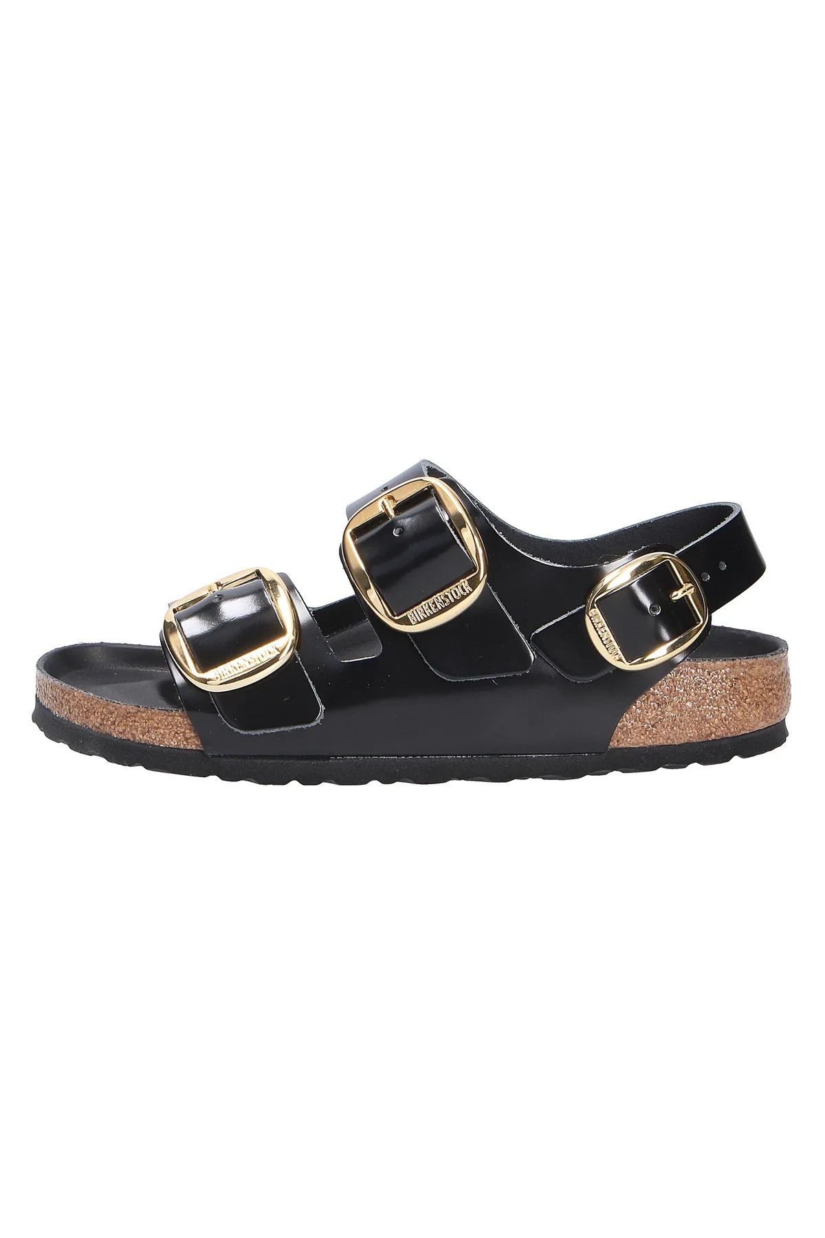 Birkenstock  Sandalette - Schwarz - Flacher Absatz