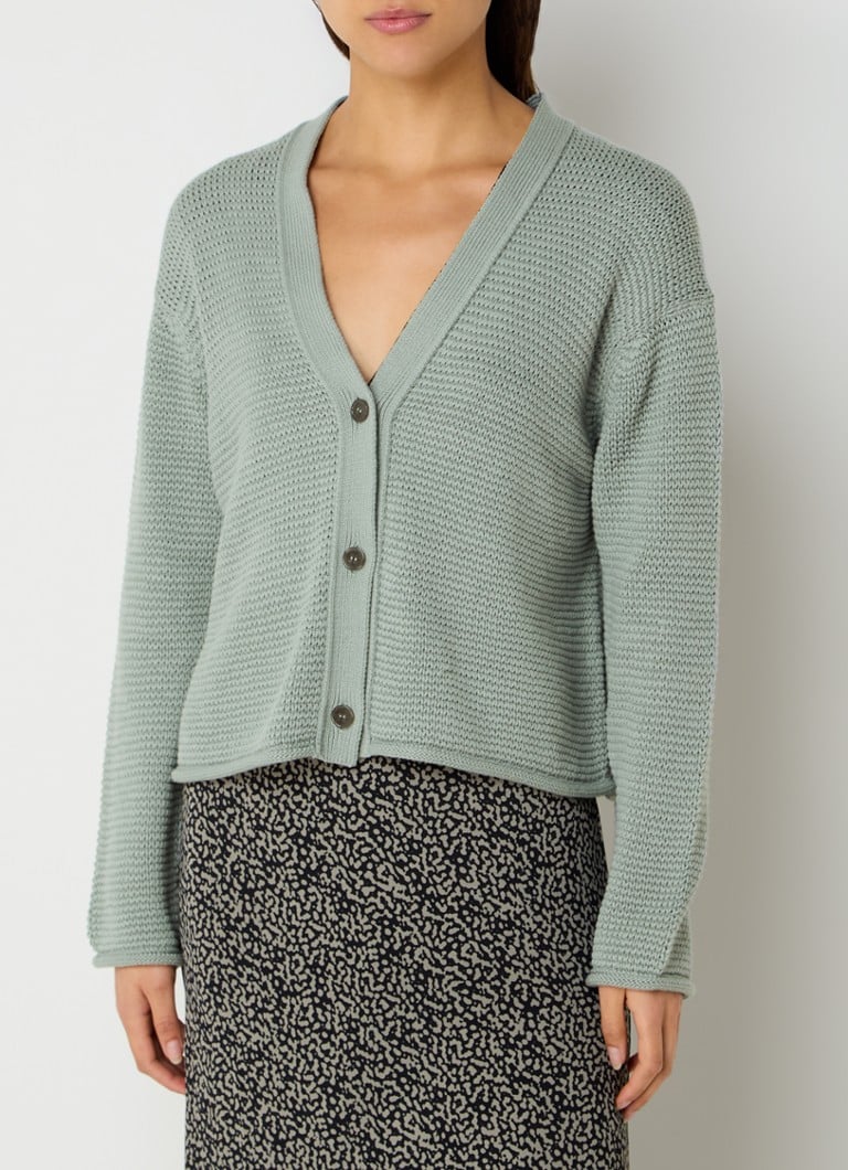 Gilet en maille fine texturée Marc O'Polo
