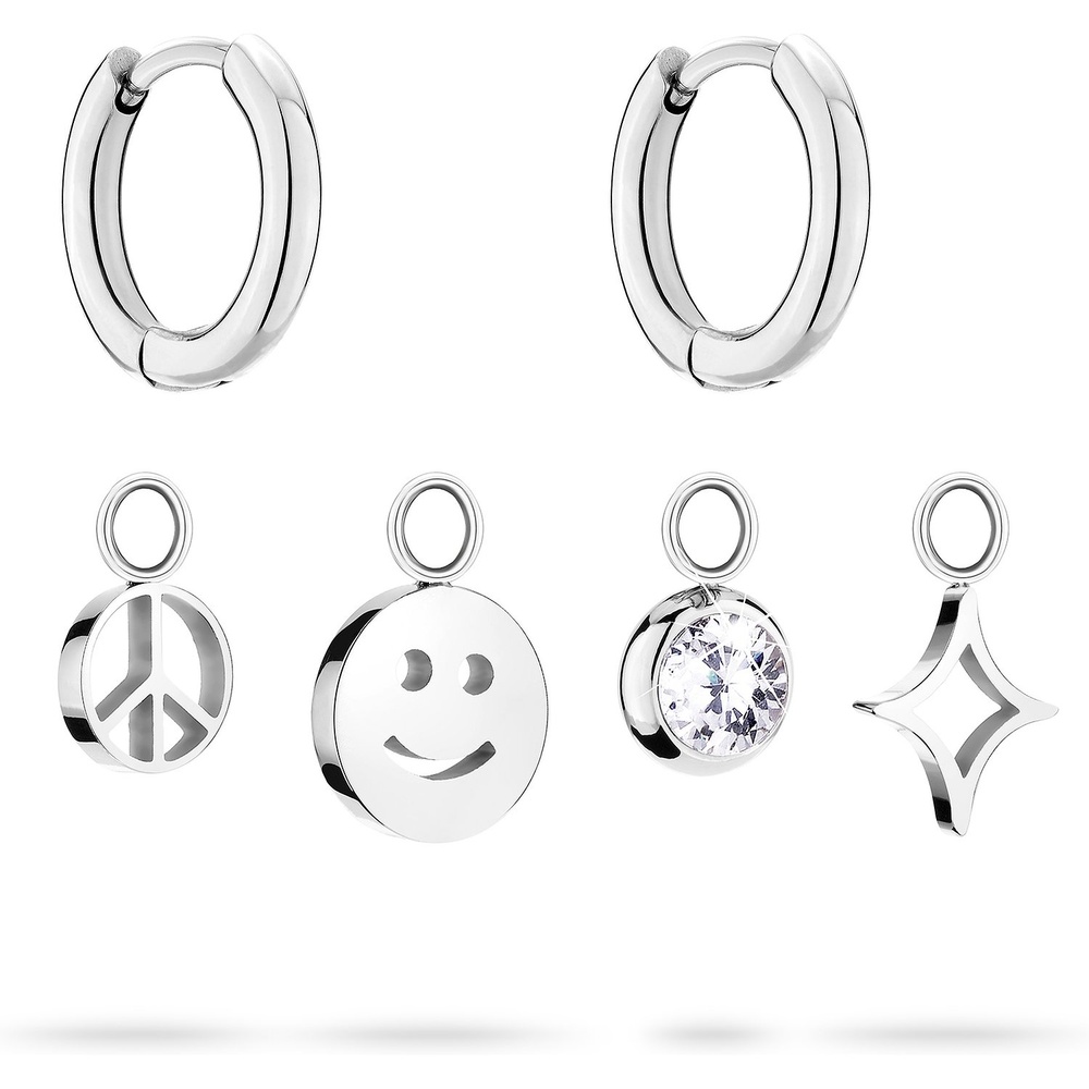 Tamaris Créoles Acier inoxydable Boucles d'oreilles