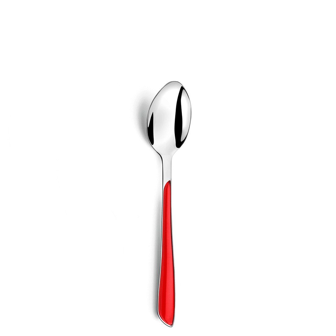 Amefa Besteck-Set ECLAT, Edelstahl 18/0, ABS, rot glänzend, für 6 Personen, 24-tlg