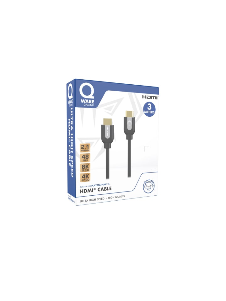 COFI 1453 4K HDMI 2.1 Kabel 3 m kompatibel mit PlayStation 5 – Erlebe 8K@60Hz in Schwarz günstig kaufen onesize