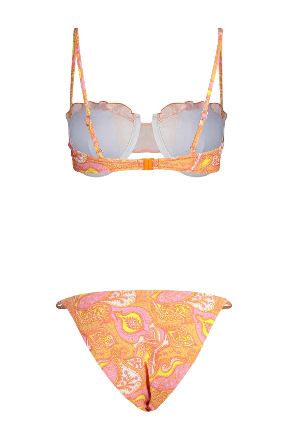 Trendyol Collection  Bikini-Set - Orange - Pünktchen