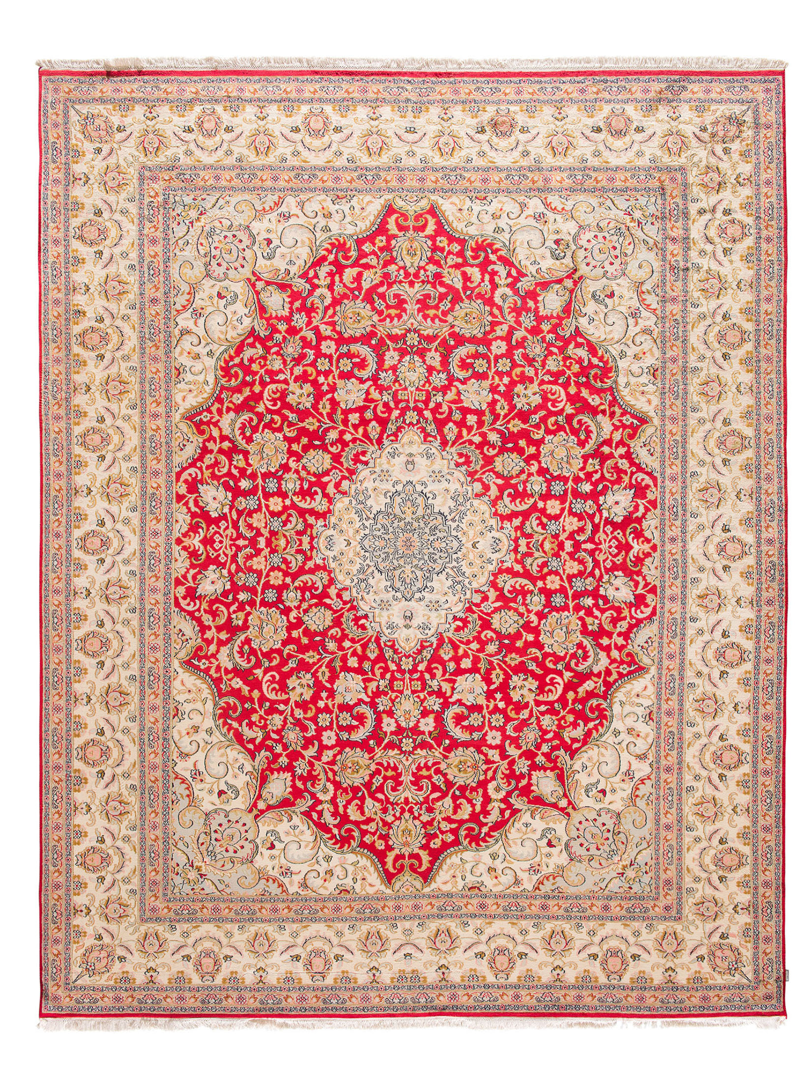 Kaschmir Seide 16/16 ca. 246 x 310 cm, Unikat / Einzelstück