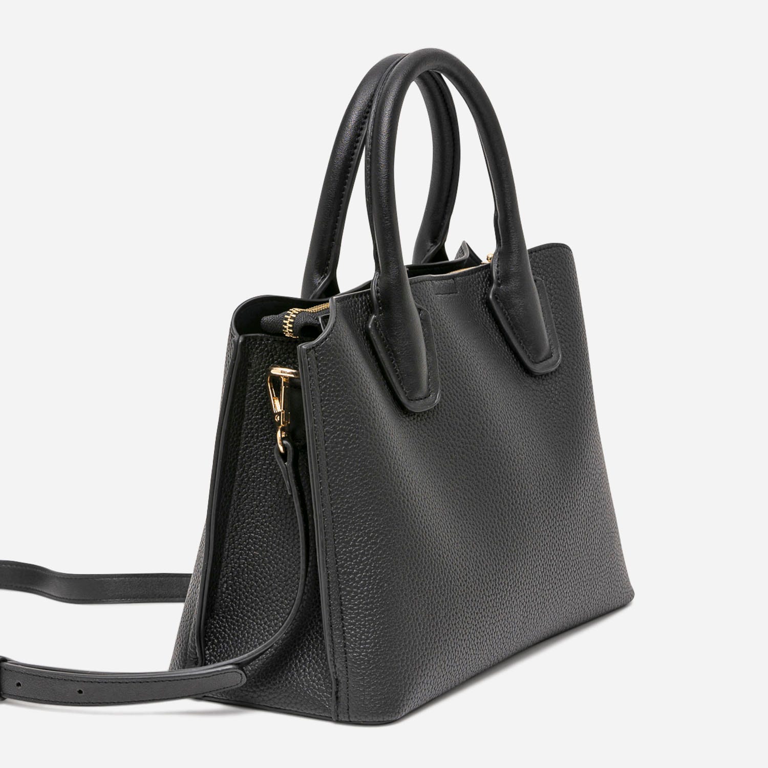 Sac à main noir grené