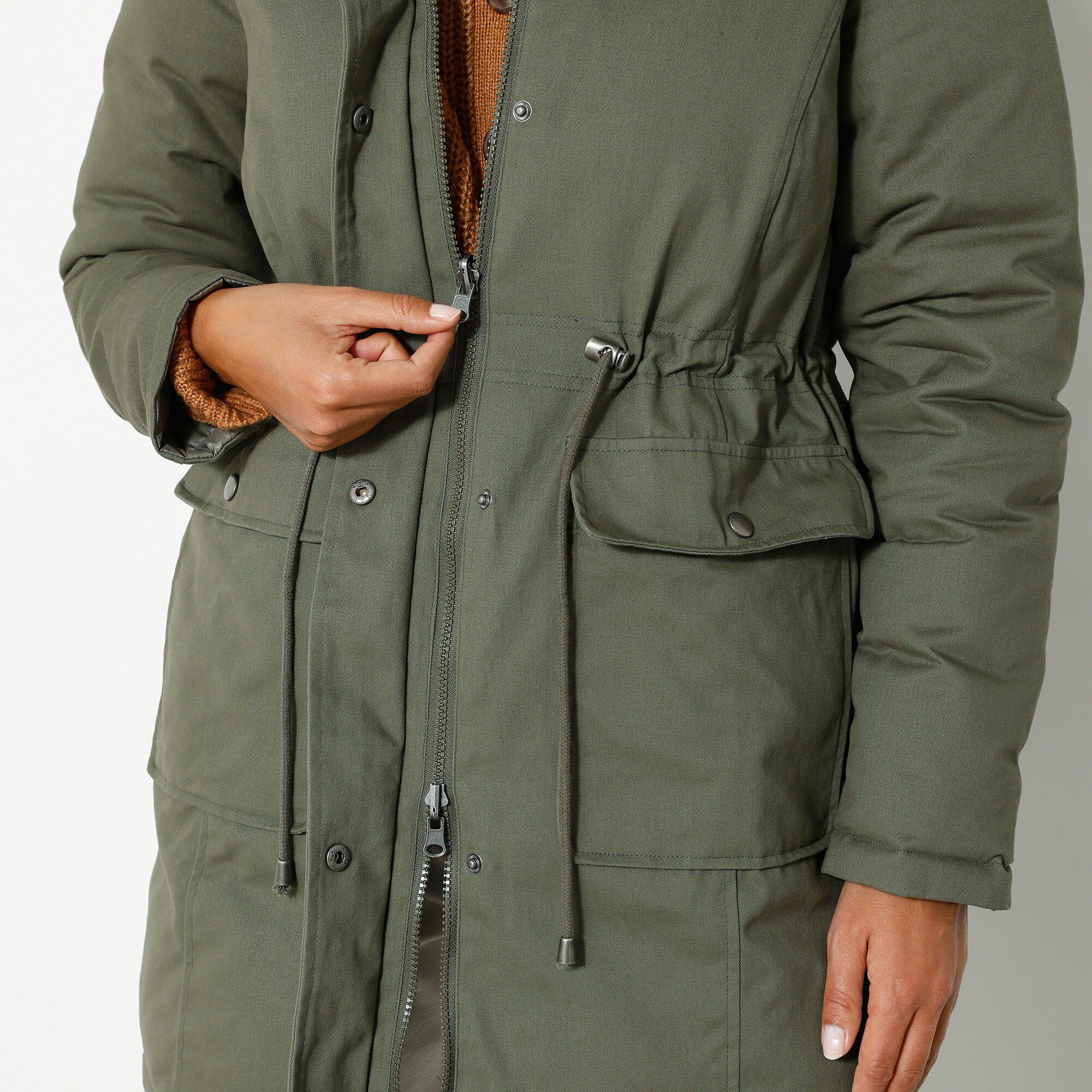 Parka réversible doudoune matelassée déperlante