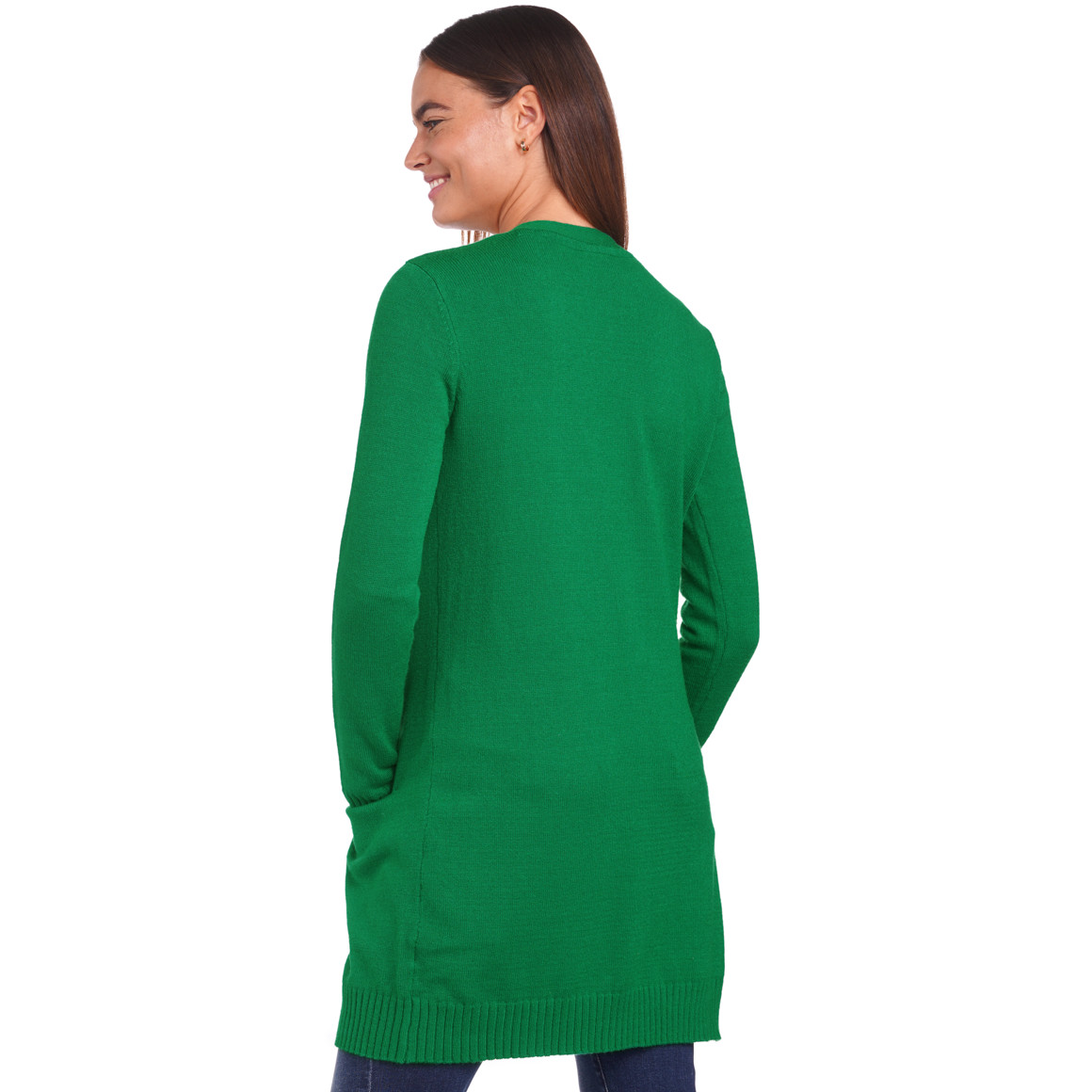 Damen Strickjacke mit zwei Einschubtaschen