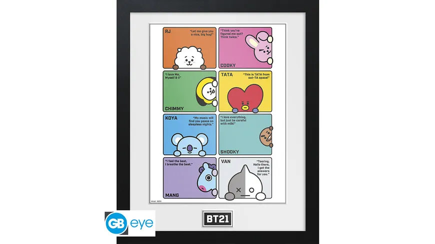 BT21 - Framed print 