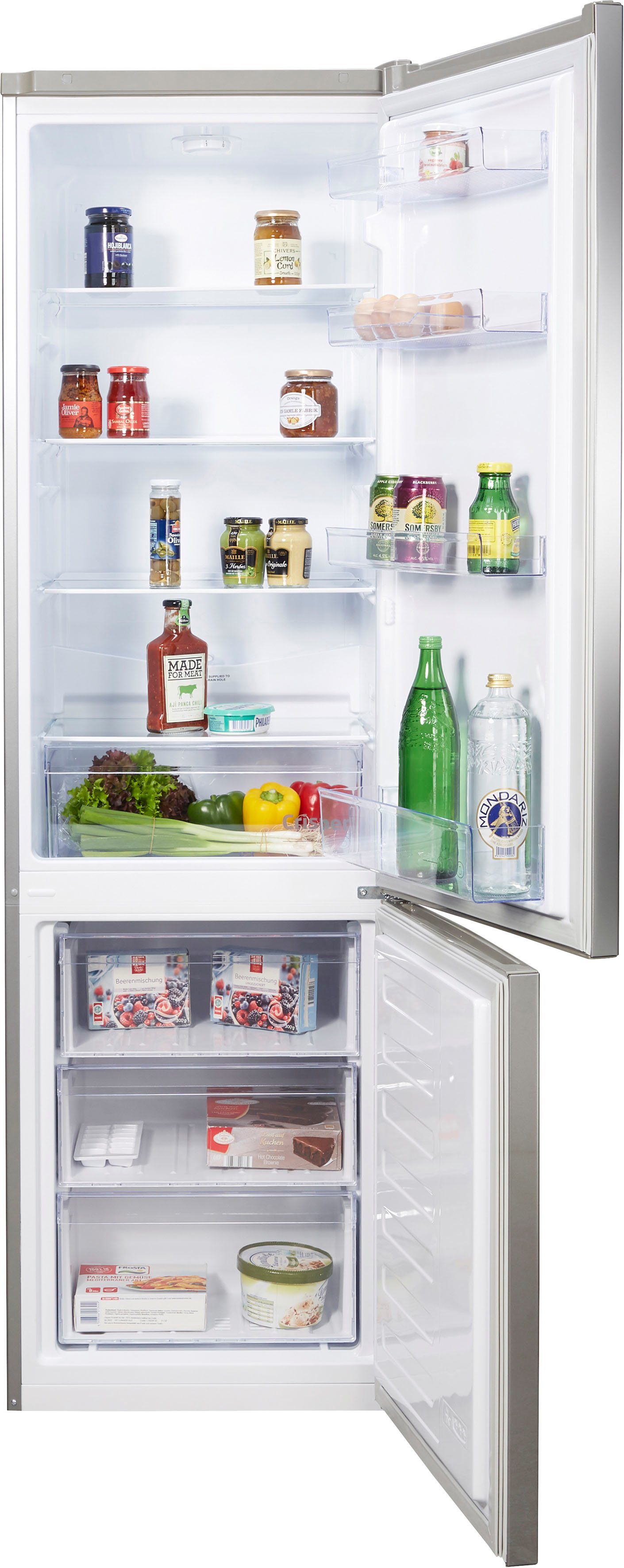BEKO Kühl-/Gefrierkombination RCSA300K30SN, 181,3 cm hoch, 54 cm breit