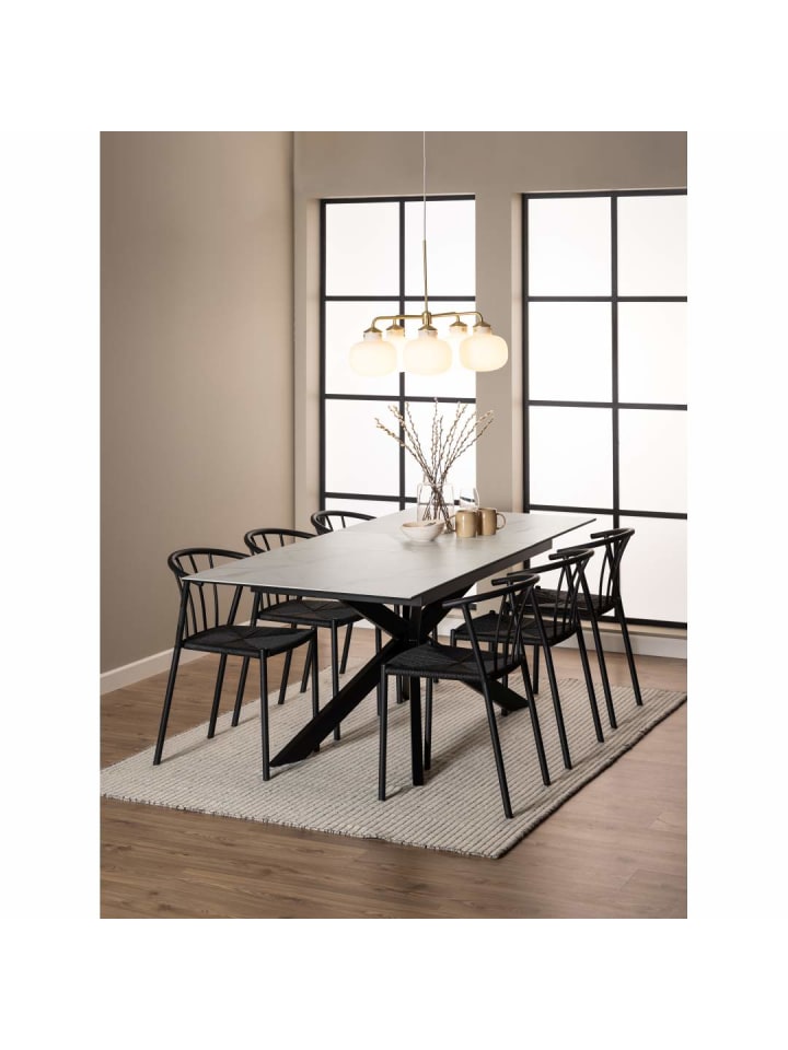 ebuy24 Esstisch Irwine Weiß 210 x 90 cm günstig kaufen onesize