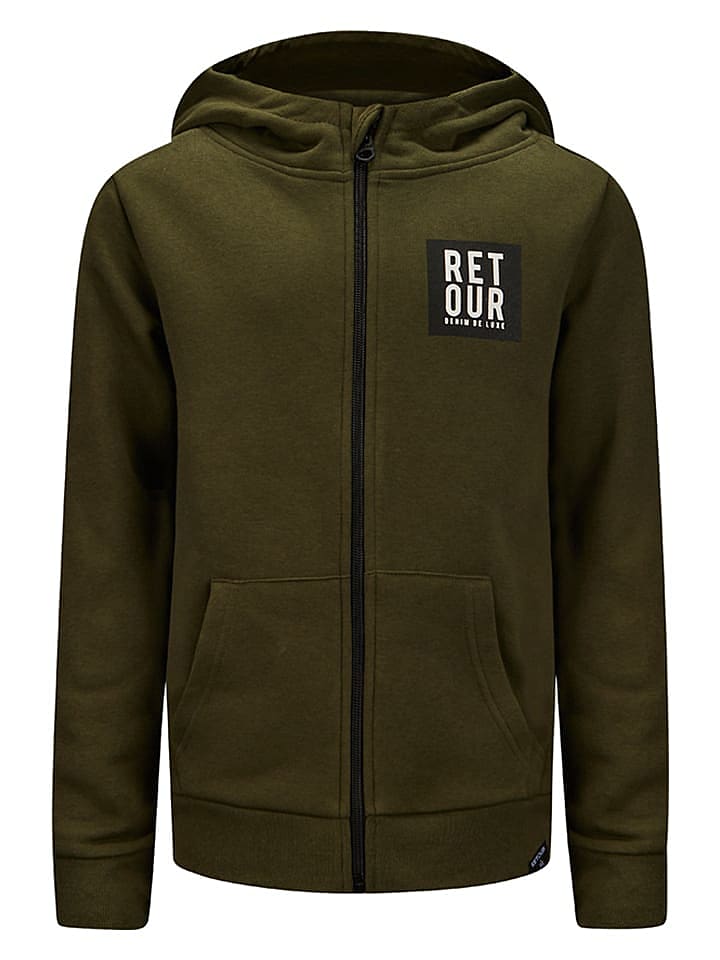 Retour Sweatjacke in Khaki günstig kaufen 170/176