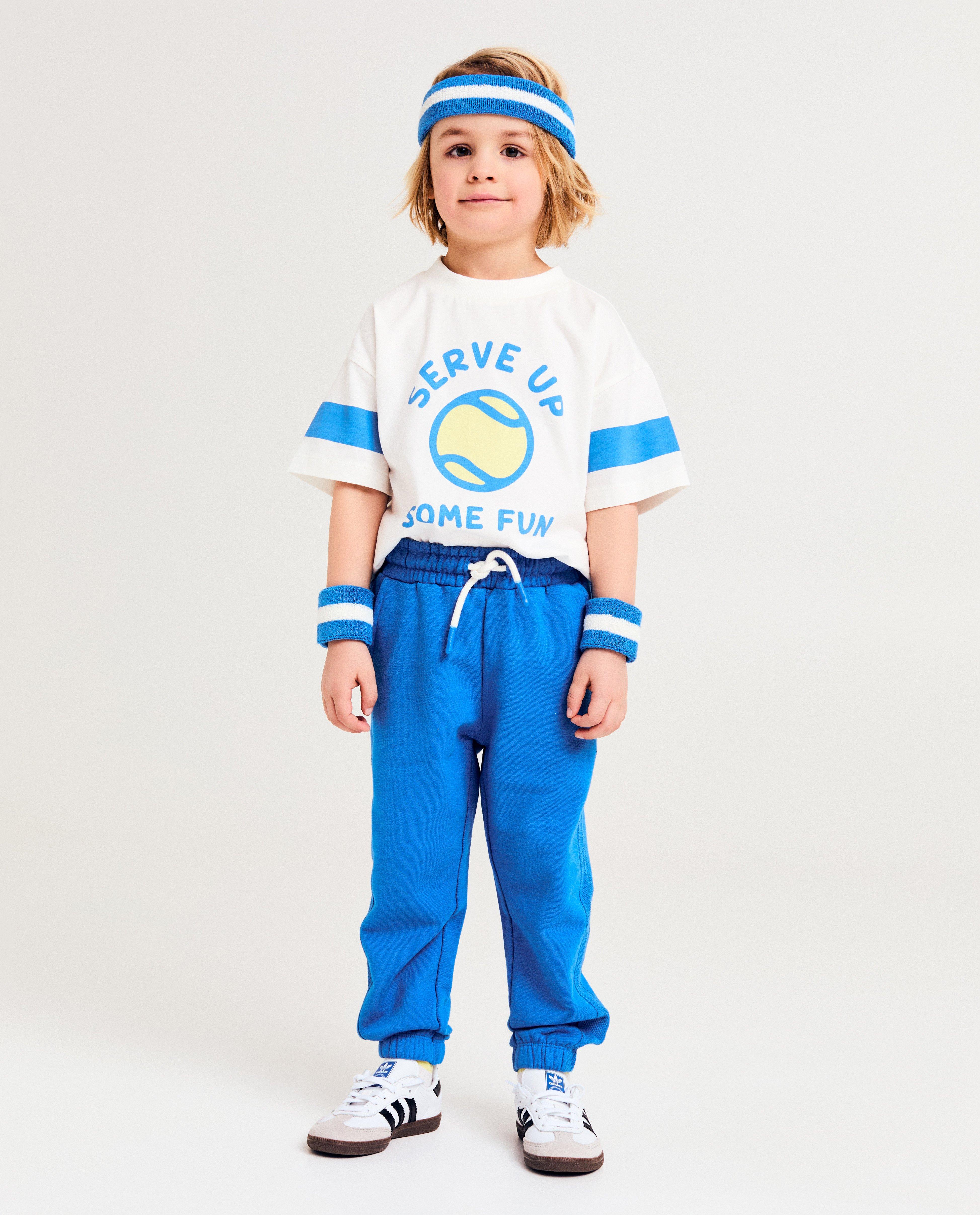 Pantaloni de jogging Kidz Nation Blue, albastru strălucitor