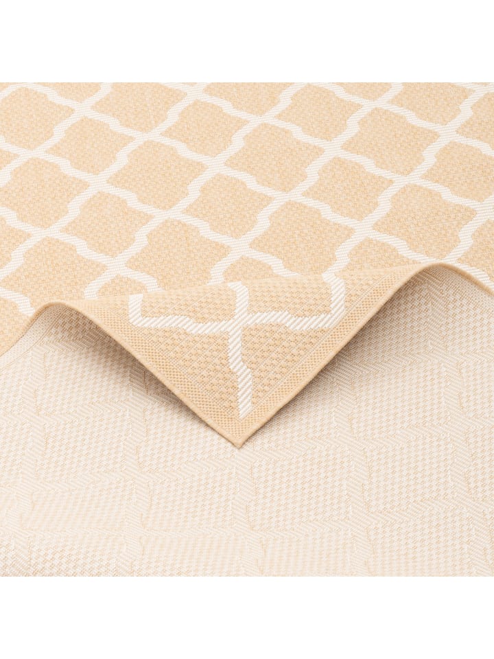 Pergamon In & Outdoor Teppich Flachgewebe Valencia Modern in Honig günstig kaufen