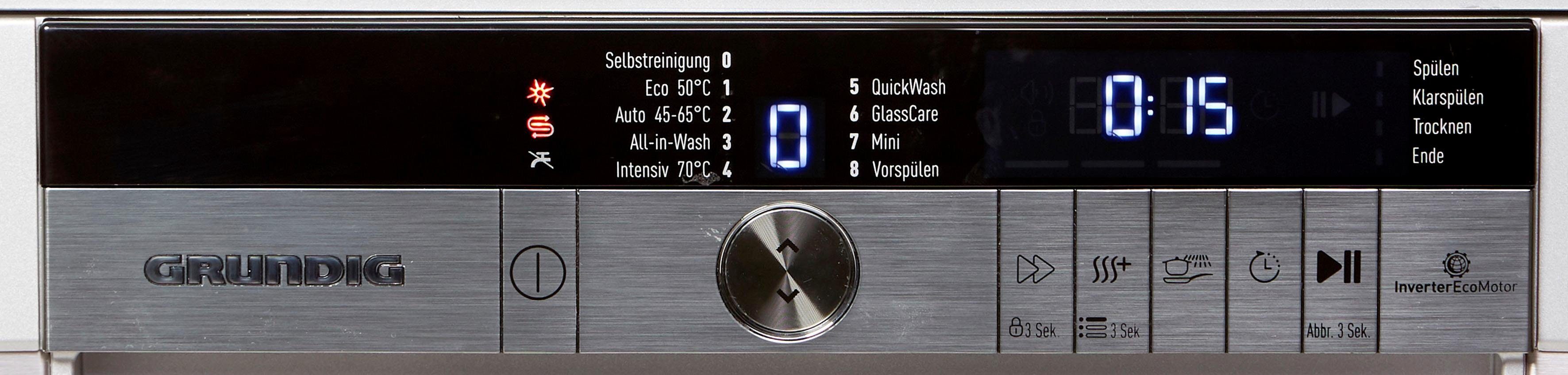 Grundig Standgeschirrspüler, GSF 41825 X, 11 Maßgedecke