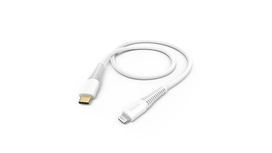 Hama Ladekabel, USB-C - Lightning, 1,5 m, Weiß