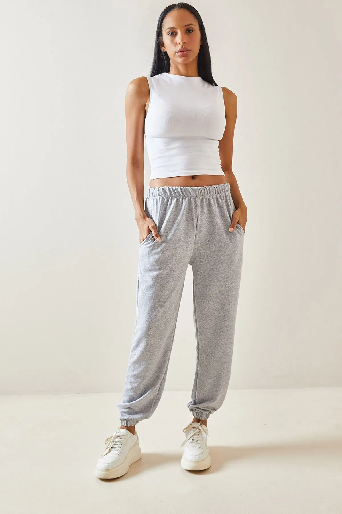 XHAN  Jogginghose - Grau - Slim