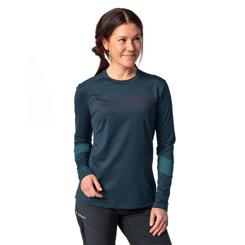 VAUDE Women's Qimsa LS Logo Shirt Sweatshirt Damen