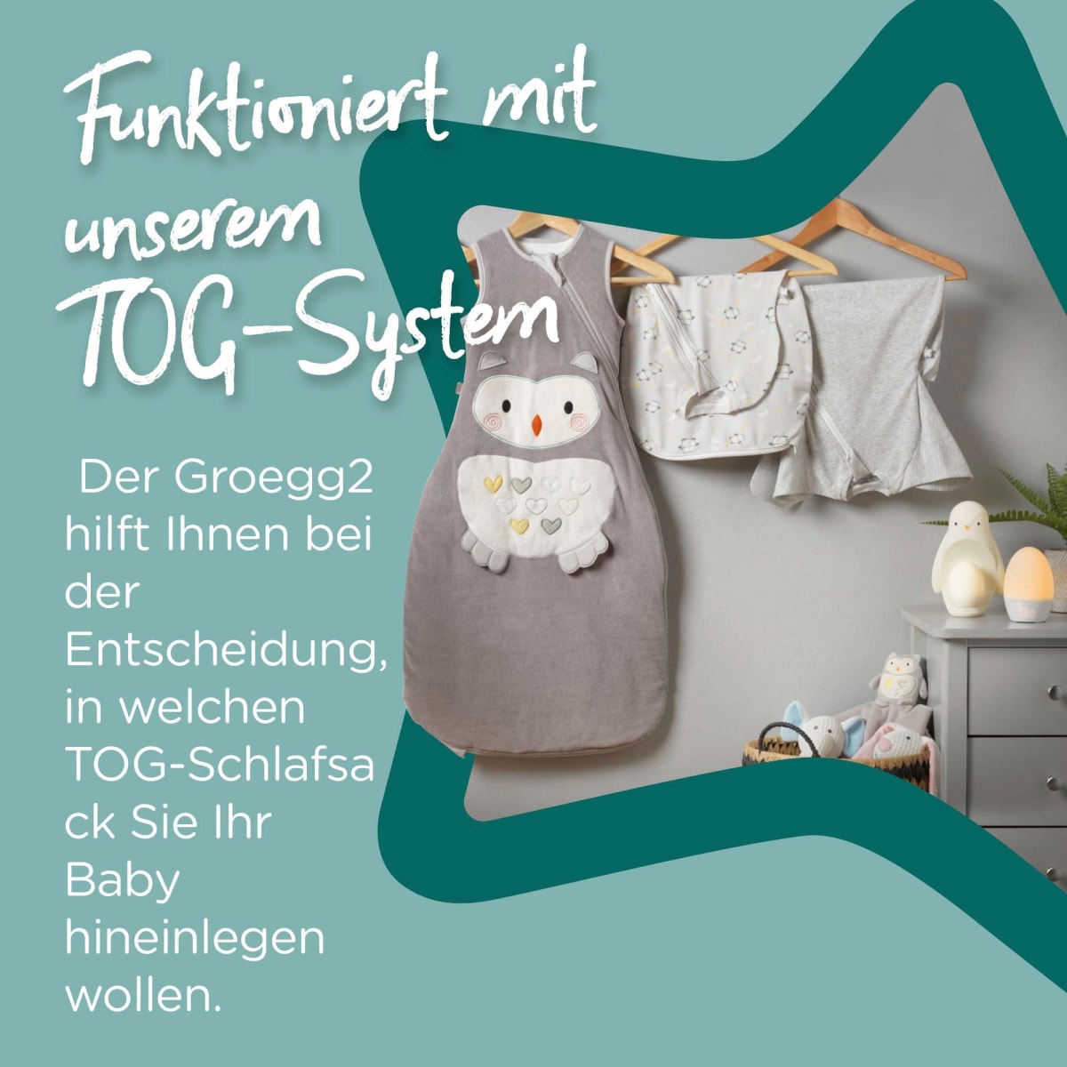 Raumthermometer und Nachtlicht, 1 St