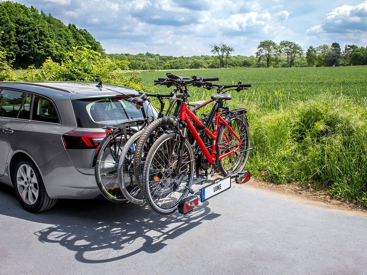 EUFAB Kupplungsfahrradträger Luke, für max. 4 Räder