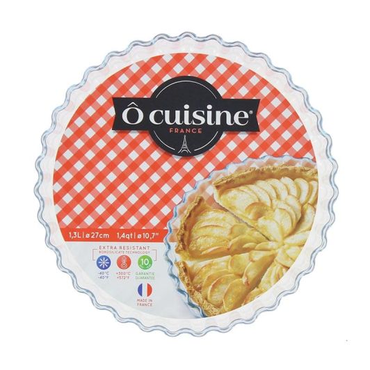 Caserolă de sticlă pentru prăjituri 27cm