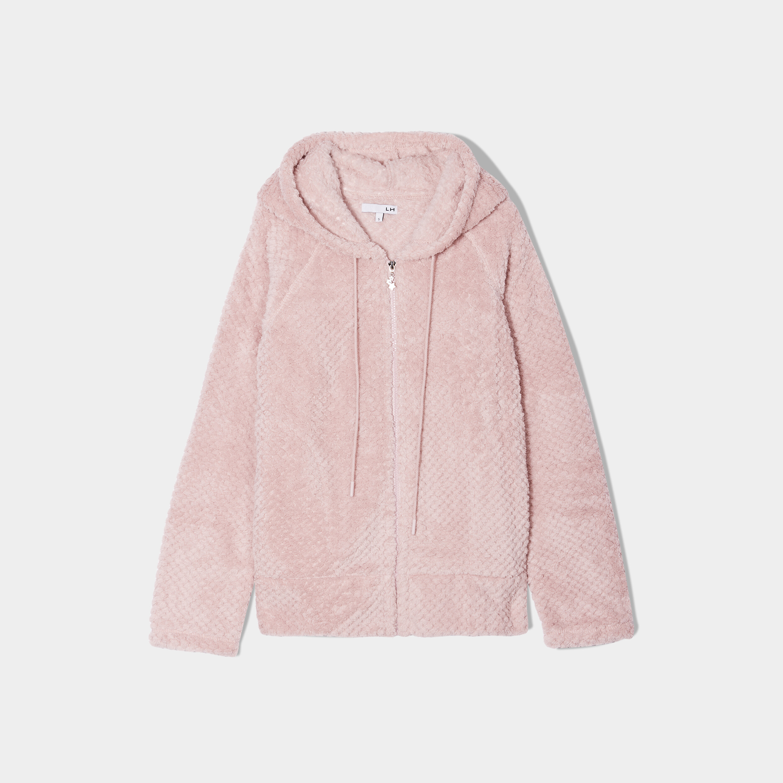 Veste de pyjama plaid vieux rose femme | La Halle