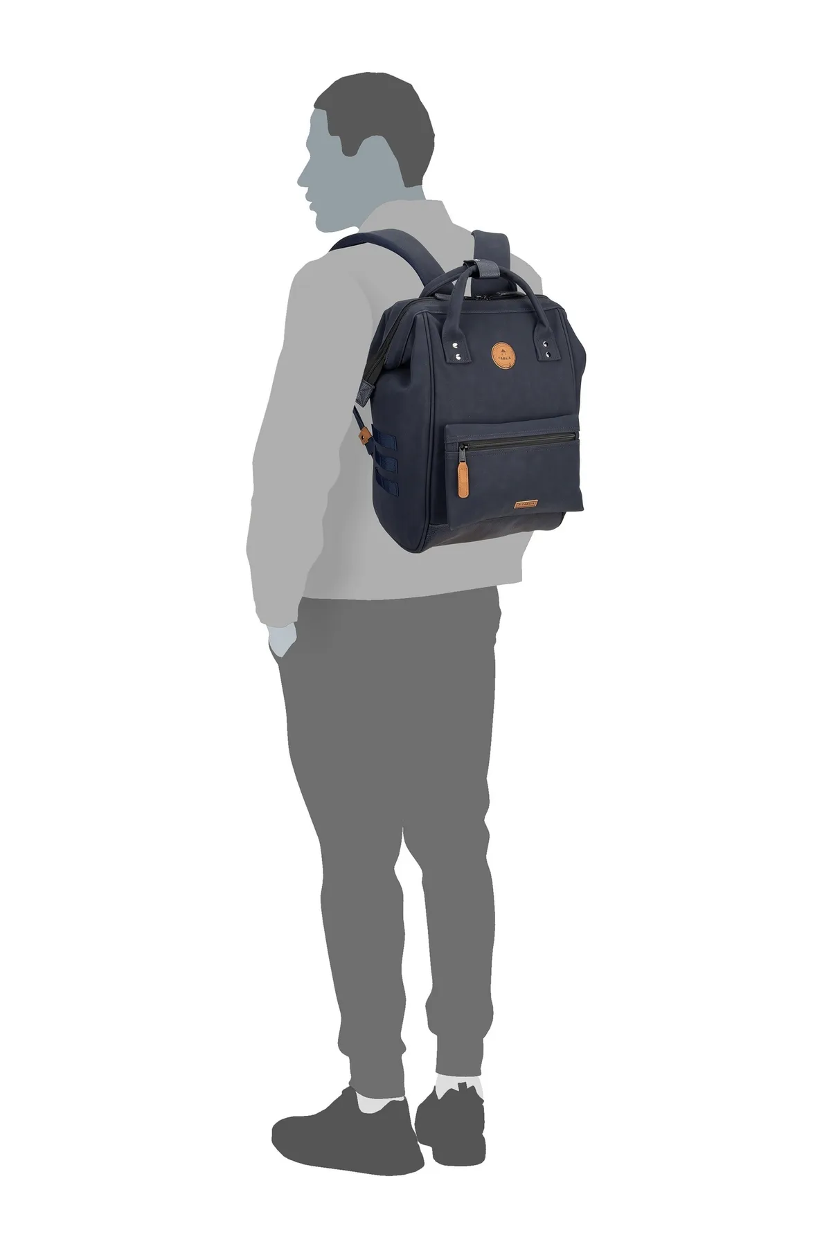 Cabaia  Rucksack / Backpack Adventurer Vegan Nubuck Medium