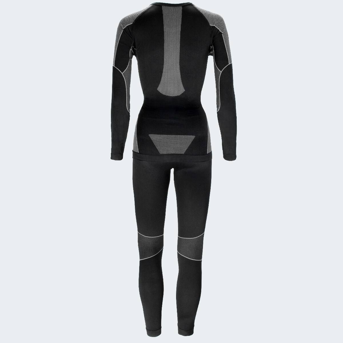Black Snake Grey Damen Funktionsunterwäsche Set