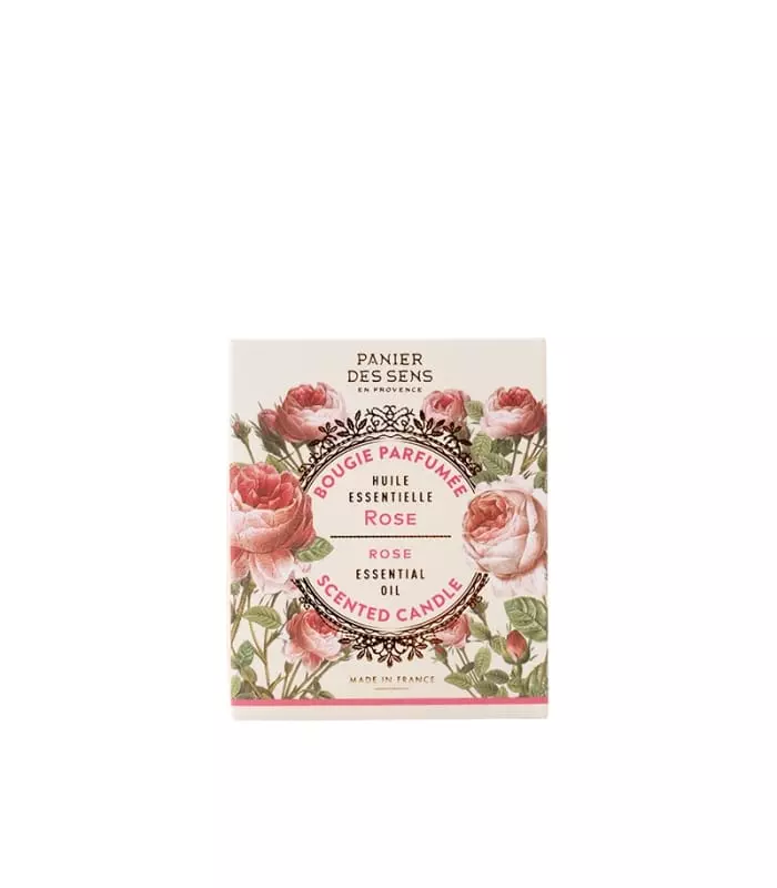 BOUGIES PARFUMEE Rose Restructurante