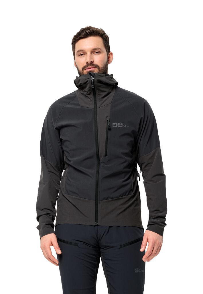 ALPSPITZE HOODY M Skitouren Softshelljacke Herren