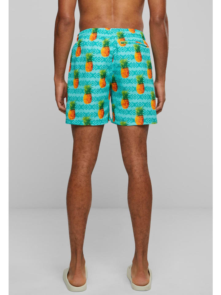 Urban Classics Urban Classics Badeshorts in pineapple aop günstig kaufen