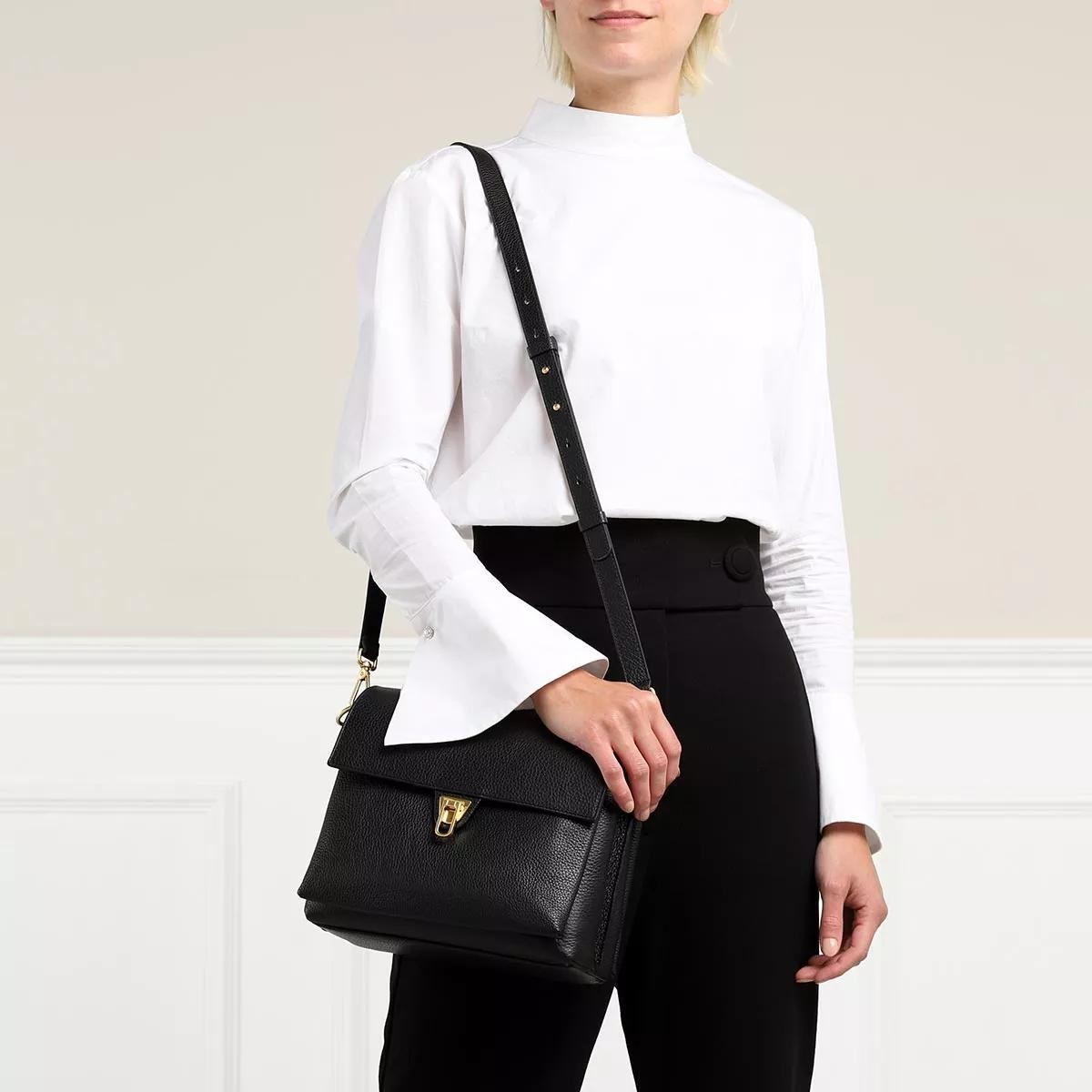 COCCINELLE S.P.A. Handtaschen schwarz Satchel