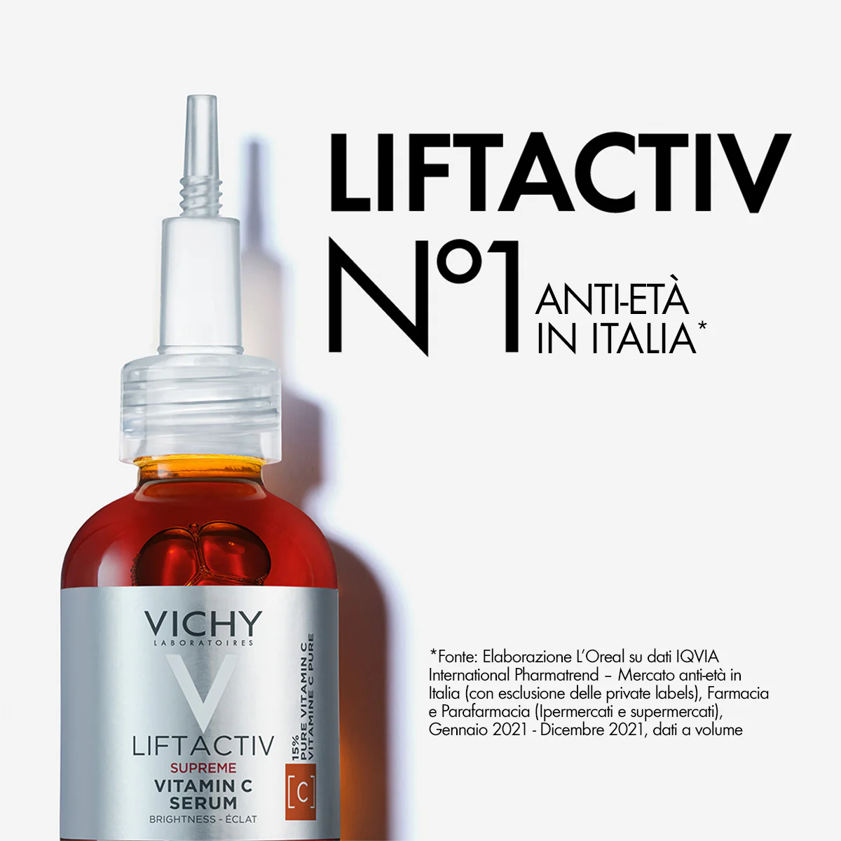 Liftactiv Supreme Vit C Serum - Verhelderend gezichtsserum, hydraterend gezichtsserum