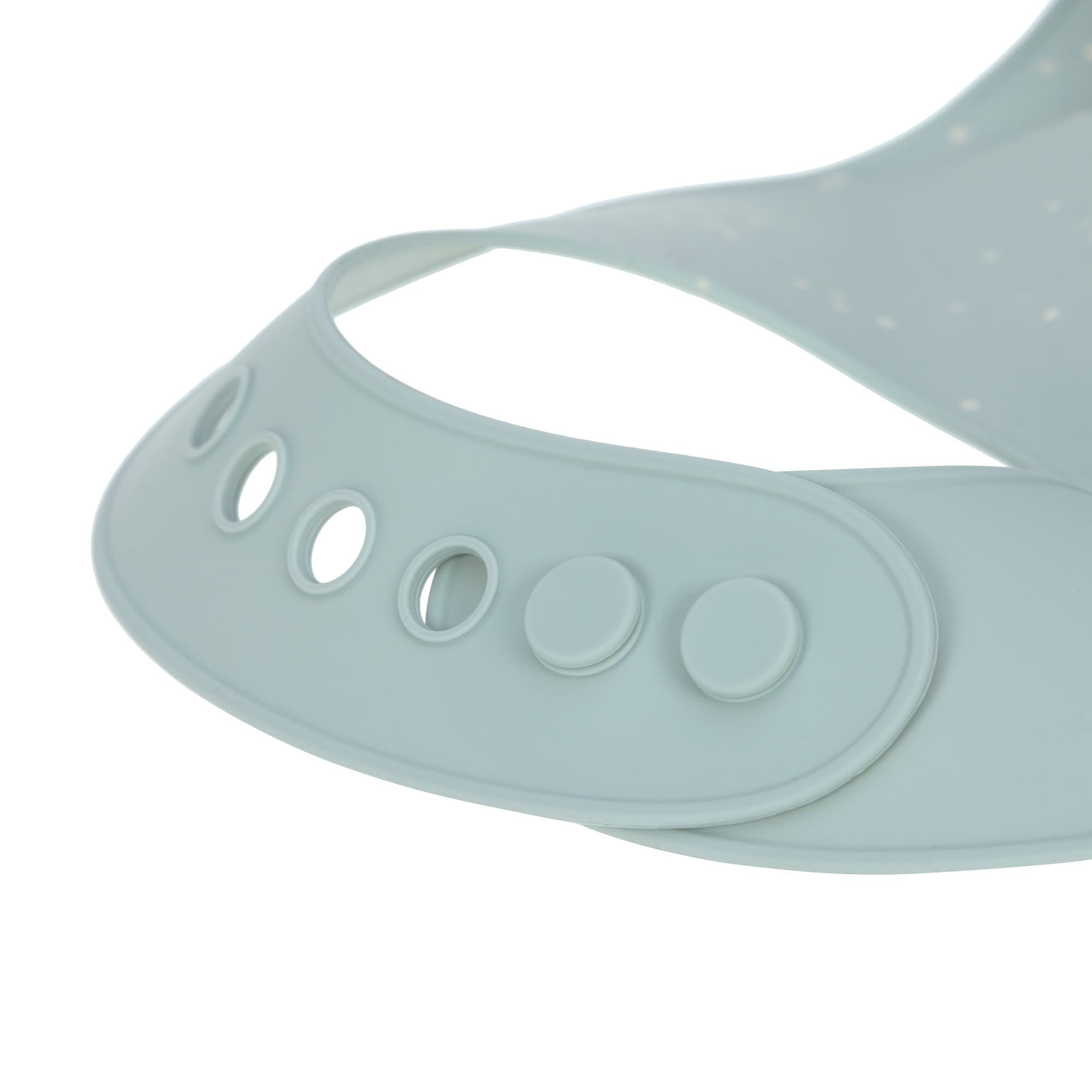 Silikon Lätzchen (2 Stk), Blau Beige