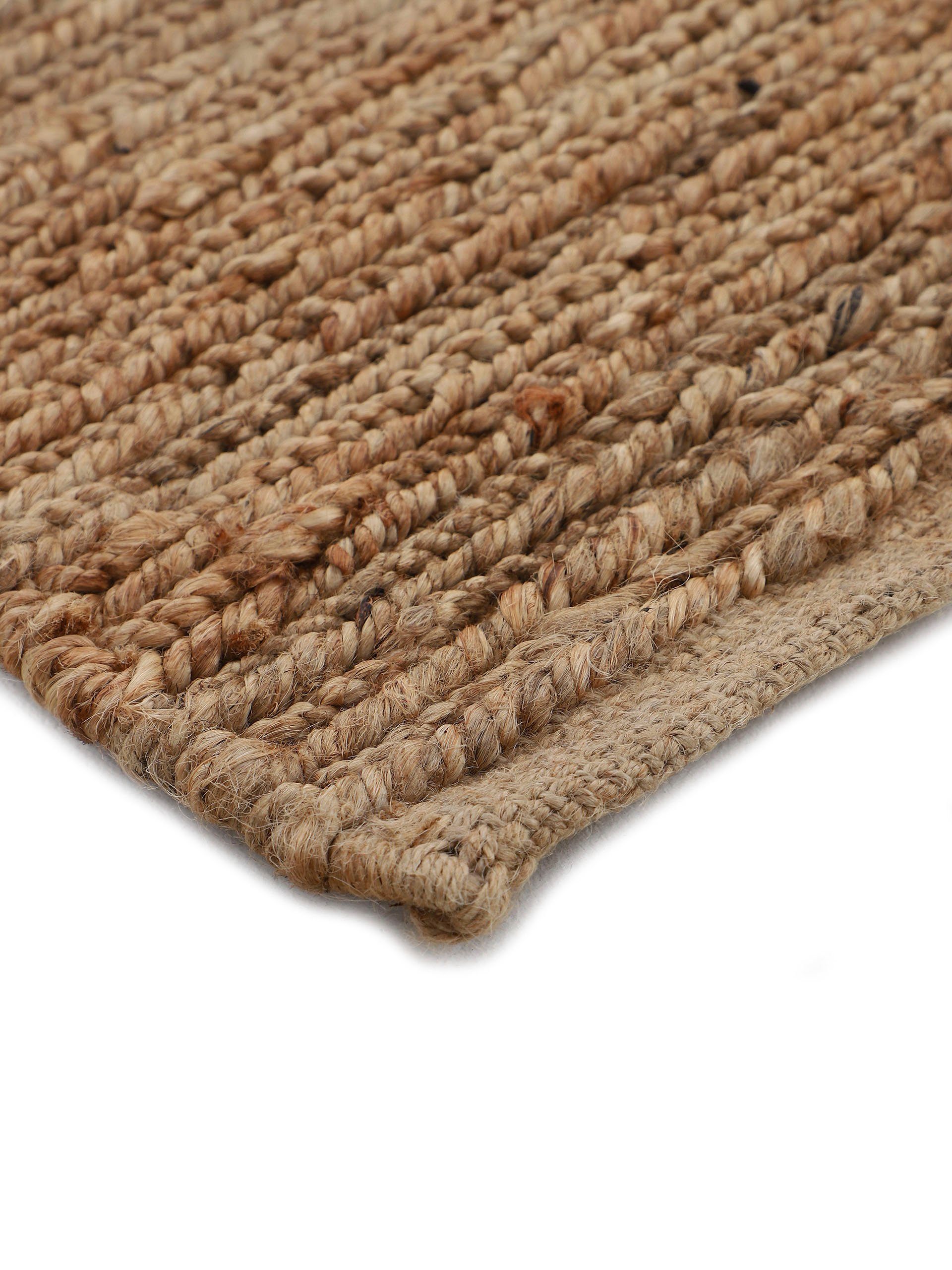 Läufer Nala Juteteppich, carpetfine, rechteckig, Höhe: 9 mm, wendbar, aus 100% Jute, in vielen Größen und Formen, quadratisch, rund