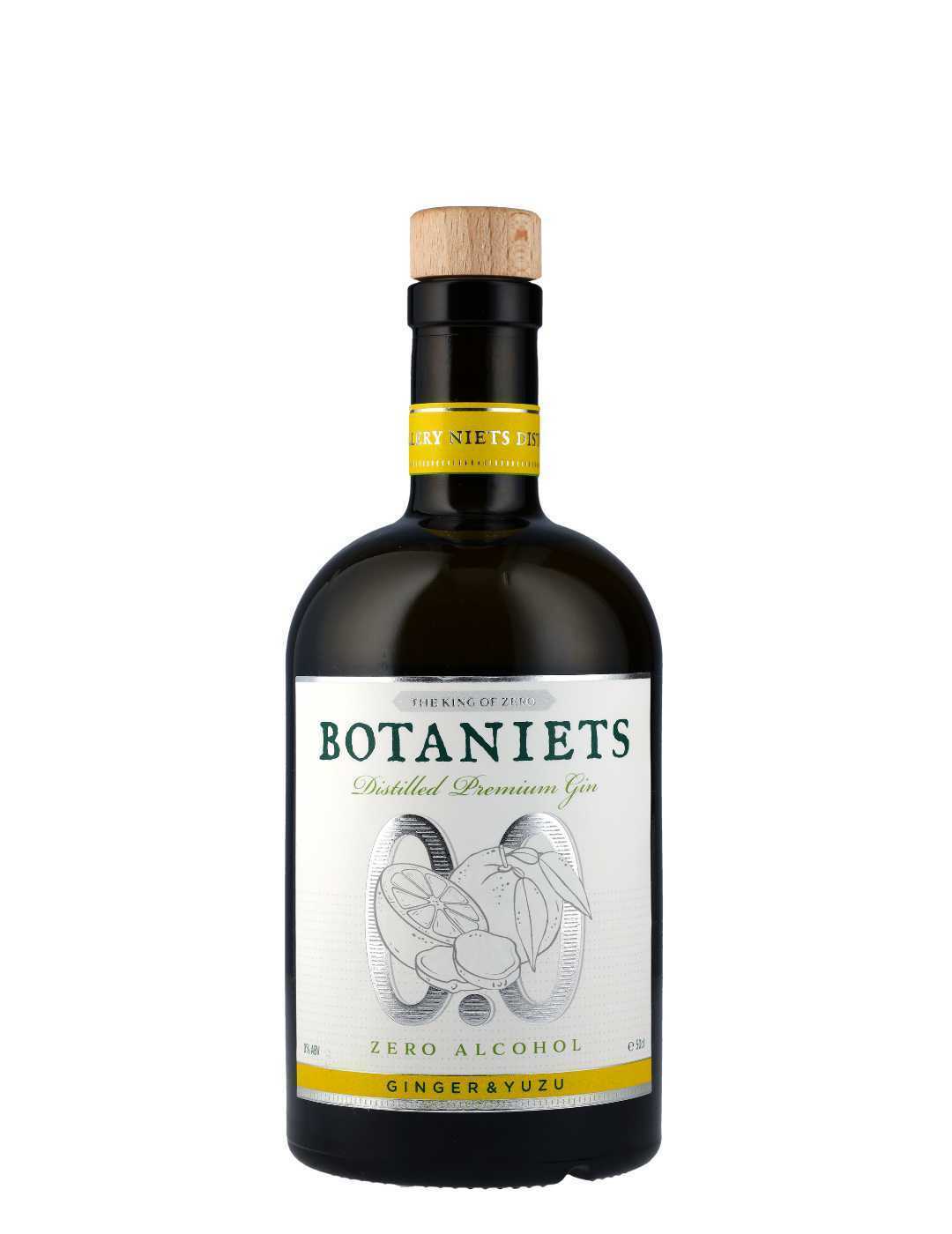 Botaniets : Ginger-Yuzu Gin 0.0% - Gueule de joie 0° |  50 cl