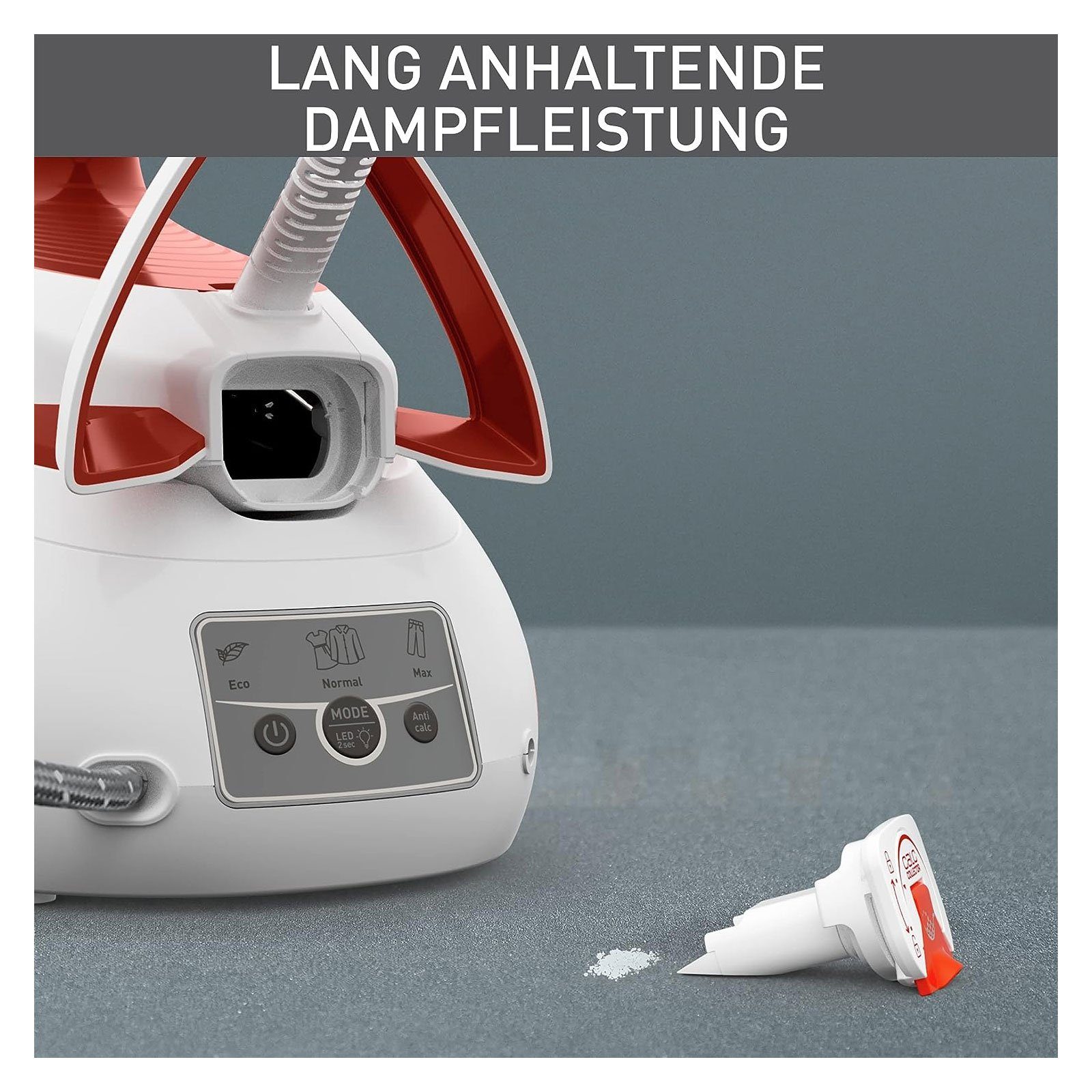 Tefal Dampfbügelstation SV8110, Kraftvoller Dampfstoß, Kontinuierliche Dampfabgabe