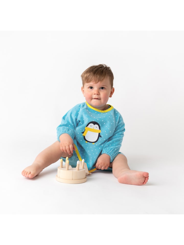 Schlummersack Lätzchen mit Ärmeln wasserfest in Grün günstig kaufen 1-2 Jahre